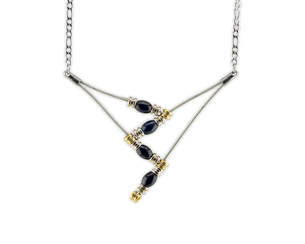 Emily Guitar String Necklace - Retuned Jewelry