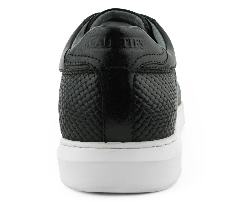 pure black sneaker shoes