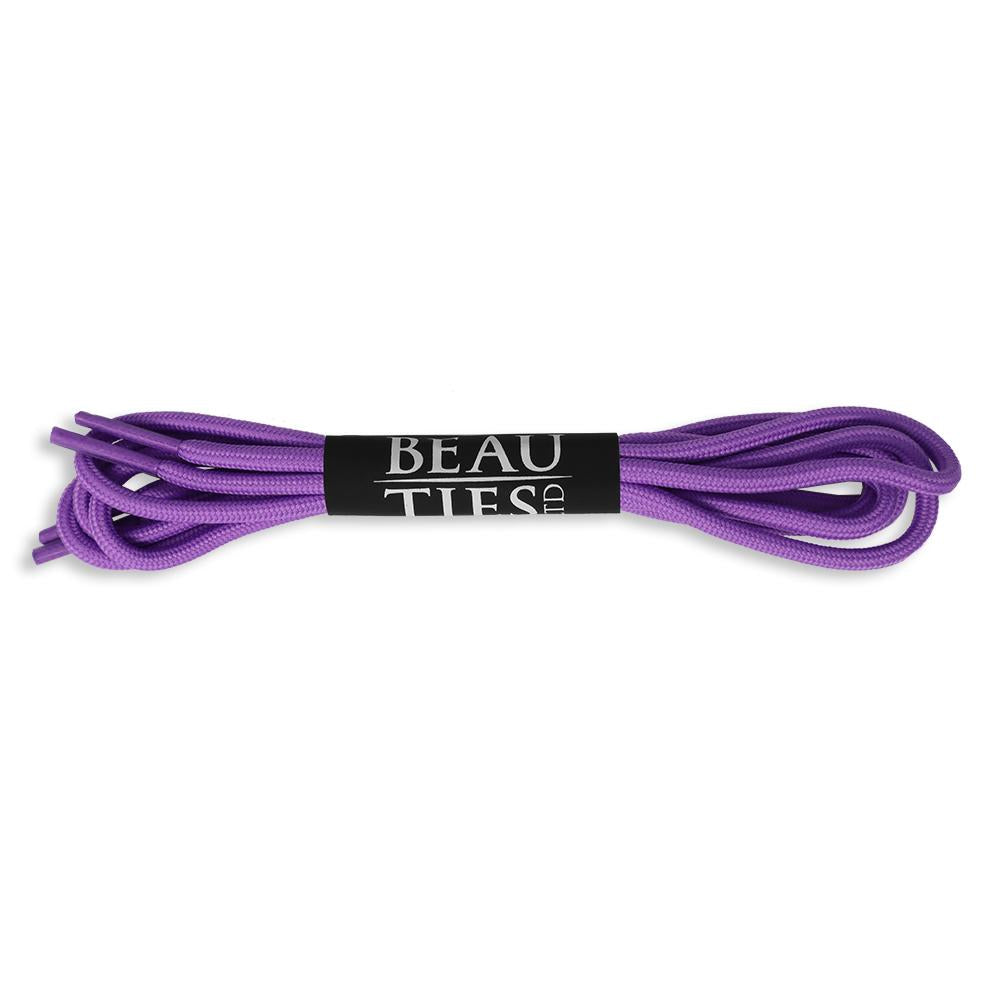 purple shoelaces