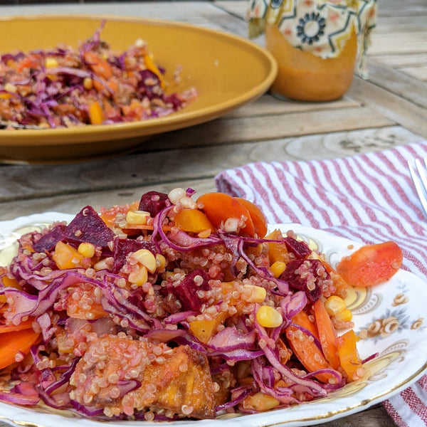 Holy $%*& Salad Dressing -Whipped Feta & Roasted Tomato (+ Power Bowl Salad)