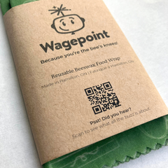 Custom Beeswax Wrap for Wagepoint - Mind Your Bees