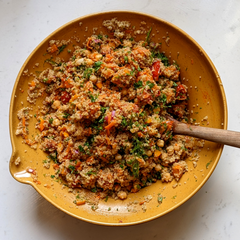 Quinoa and Roasted Sweet Potato Salad