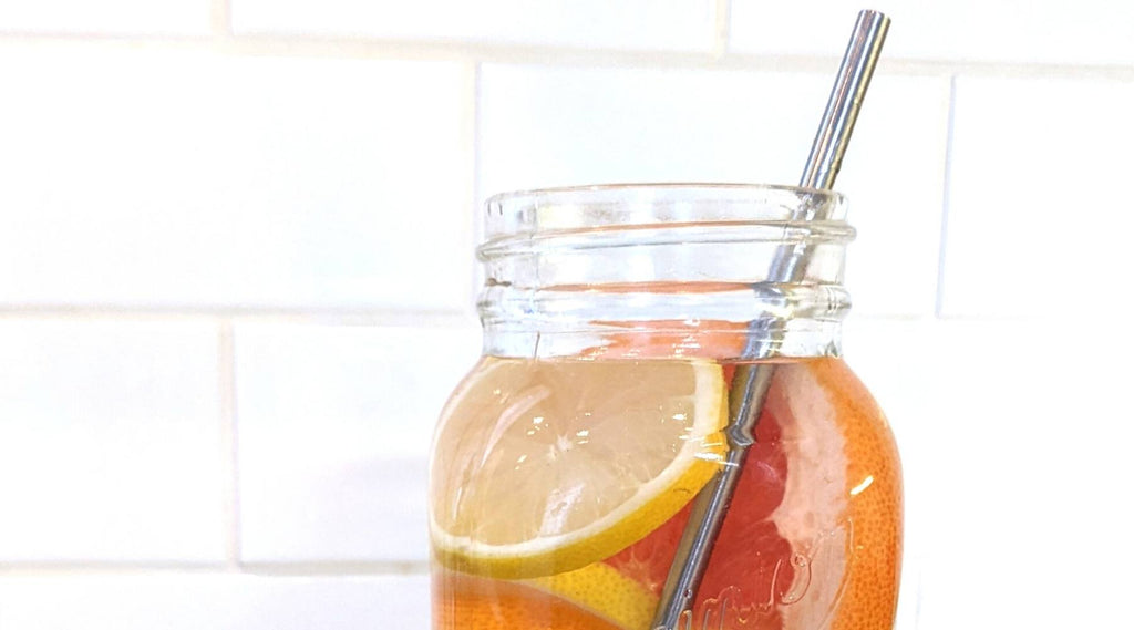 citrus infused spa water