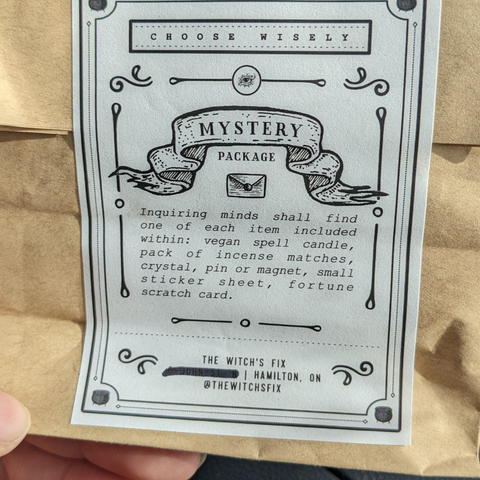Witch's Fix Mystery Package