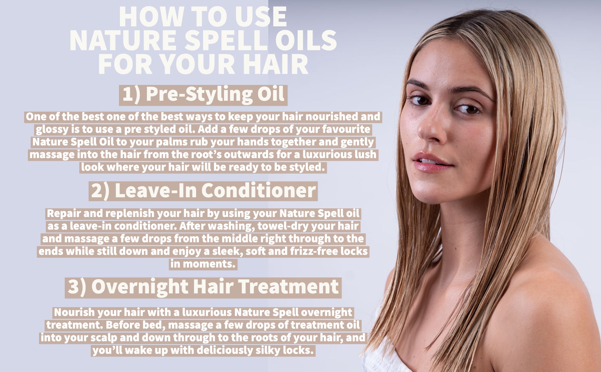 How to use hair oils