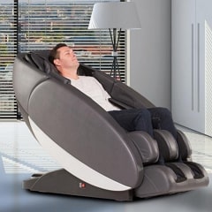 Man Relaxing in Massage Chair