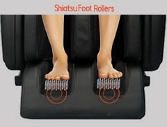 Sharper Image Revival Massage Chair Foot Rollers