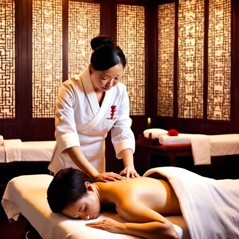 A spa with a skilled practitioner performing Chinese massage in a private atmosphere.