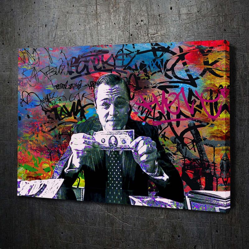 Impakt Artist Wolf Of Wall Street Graffiti Impaktartist