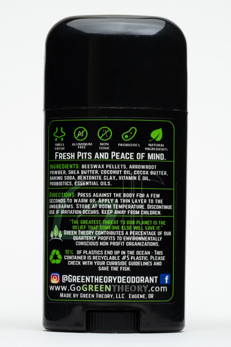 Lavender & Evergreen Probiotic Natural Aluminum Free Deodorant