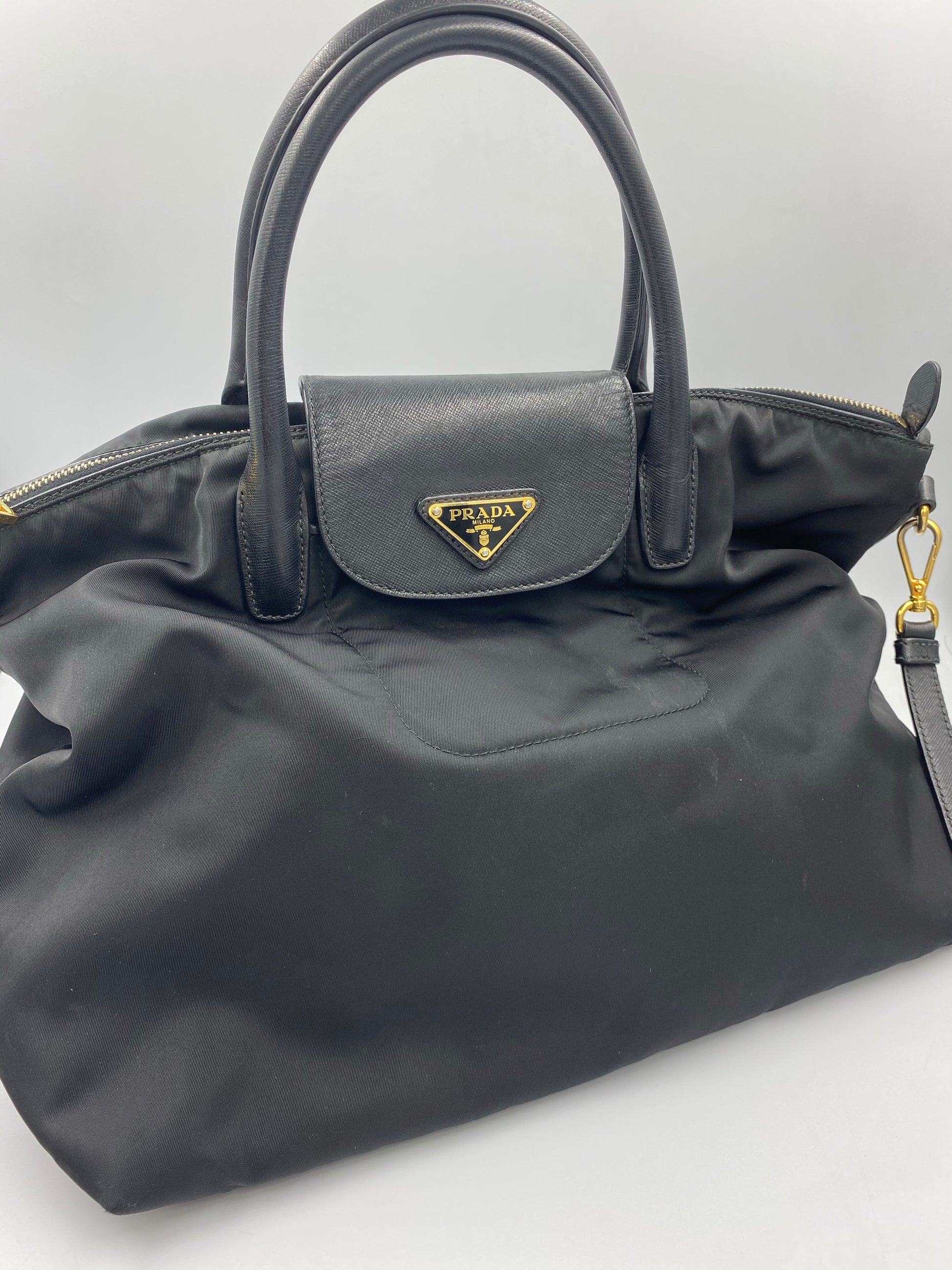 Cartera Prada Nylon Bag – The New Black