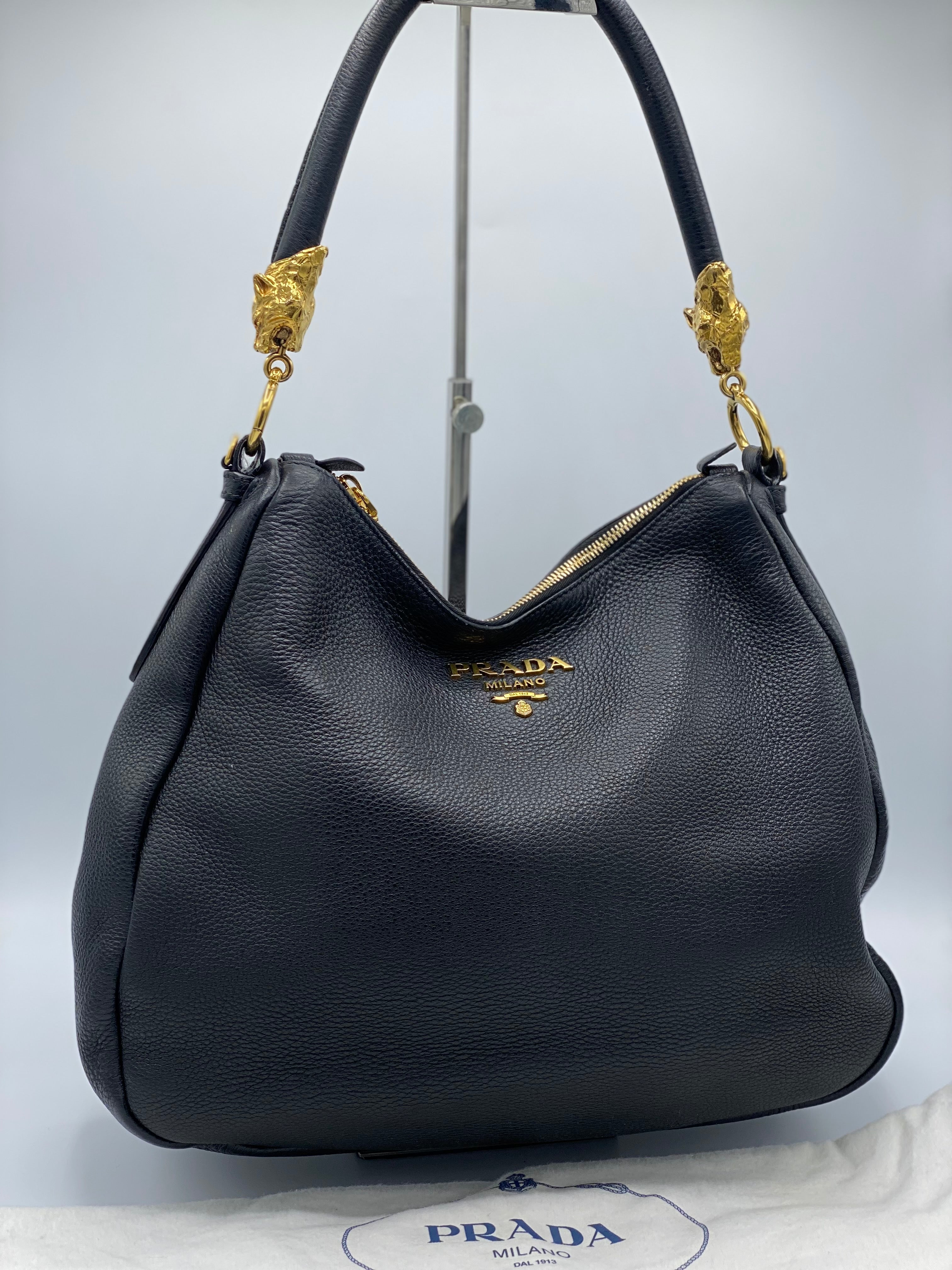 Cartera Prada Zip Handbag – The New Black