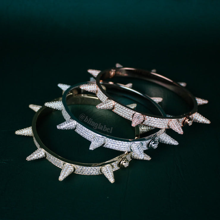 iced out spike bracelet