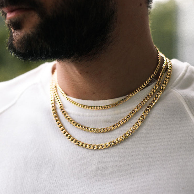 Micro Miami Cuban Link Choker Chain in 