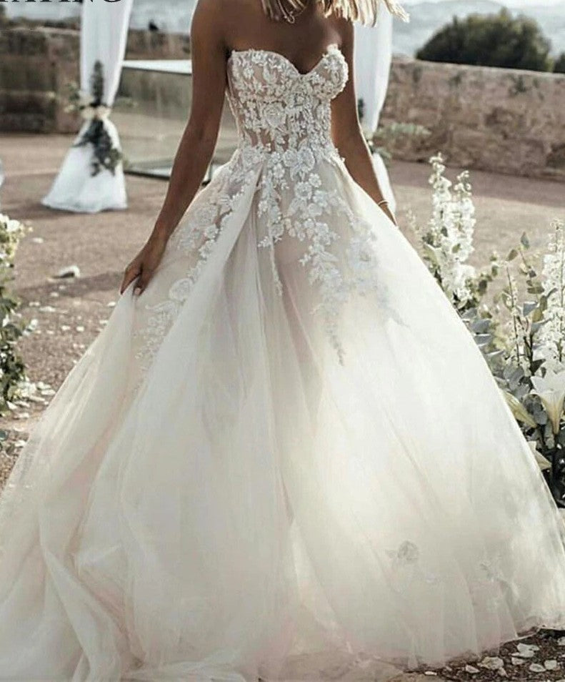 corset bridal dress