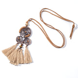 Bohemian Tassel Pendant Necklace