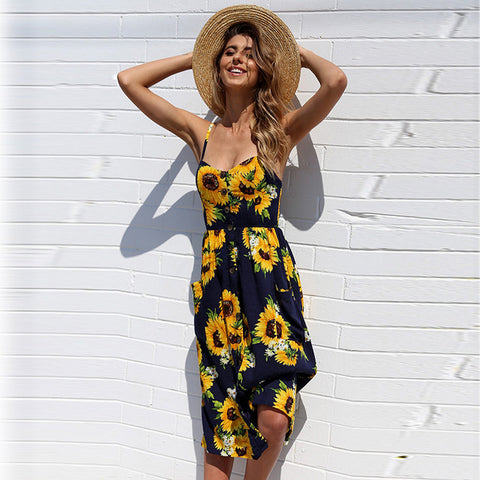 The Sunflower Beach Dress