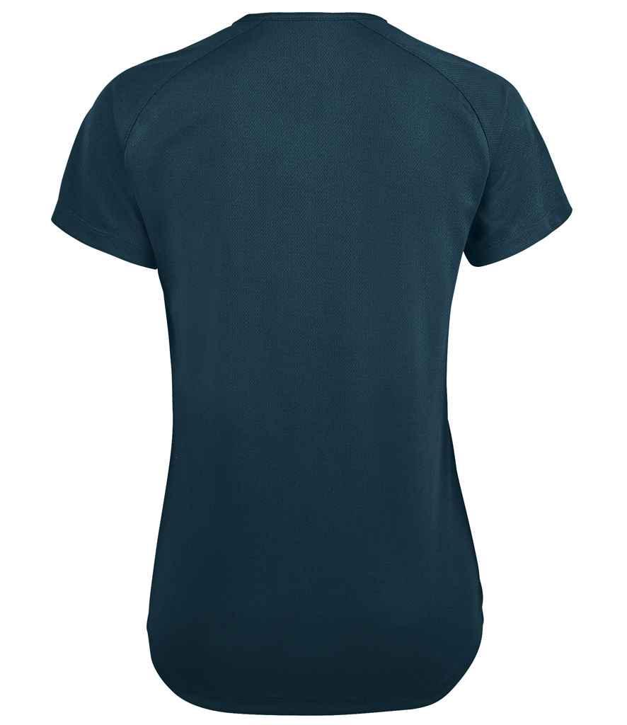 SOL'S Ladies Sporty Performance T-Shirt | Petroleum Blue T-Shirt SOL'S style-01159 Schoolwear Centres