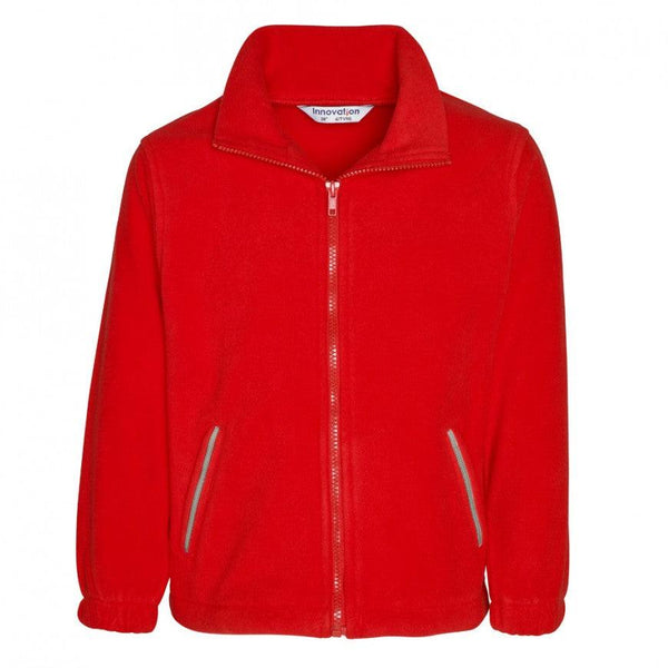 Barling Magna Primary Academy | Red Fleece Jacket with School Logo ...