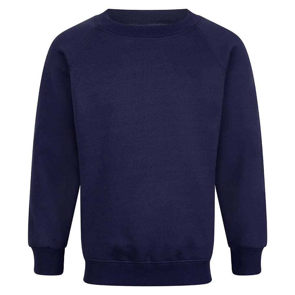 Chalkwell Hall School | Navy Blue Sweatshirts | Navy Blue Sweat Cardigan with School Logo