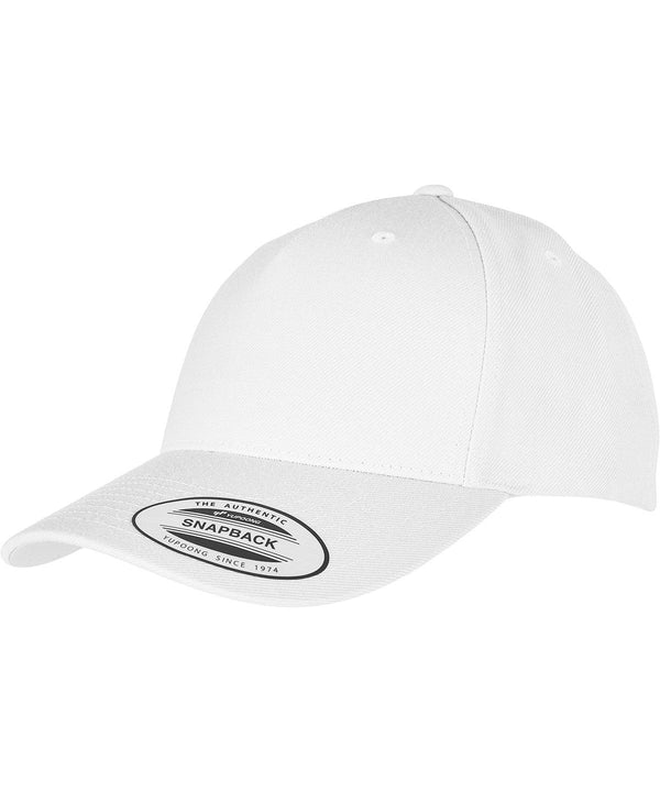 Heather Grey - YP classics cap 5-panel curved visor | premium Centres Schoolwear snapback (5789M)