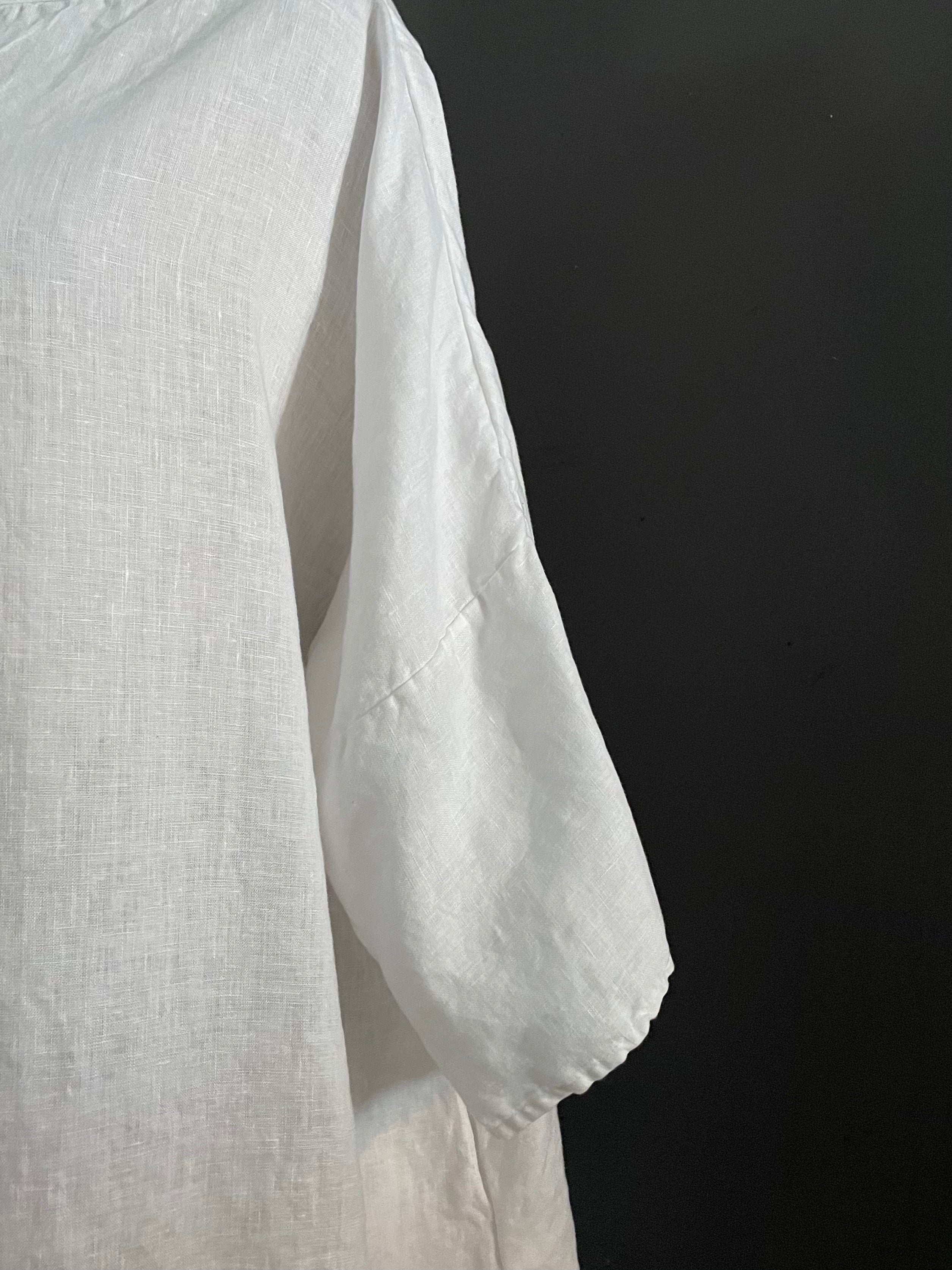 BOAT NECK DRESS LINEN