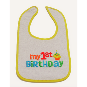 my first birthday bib