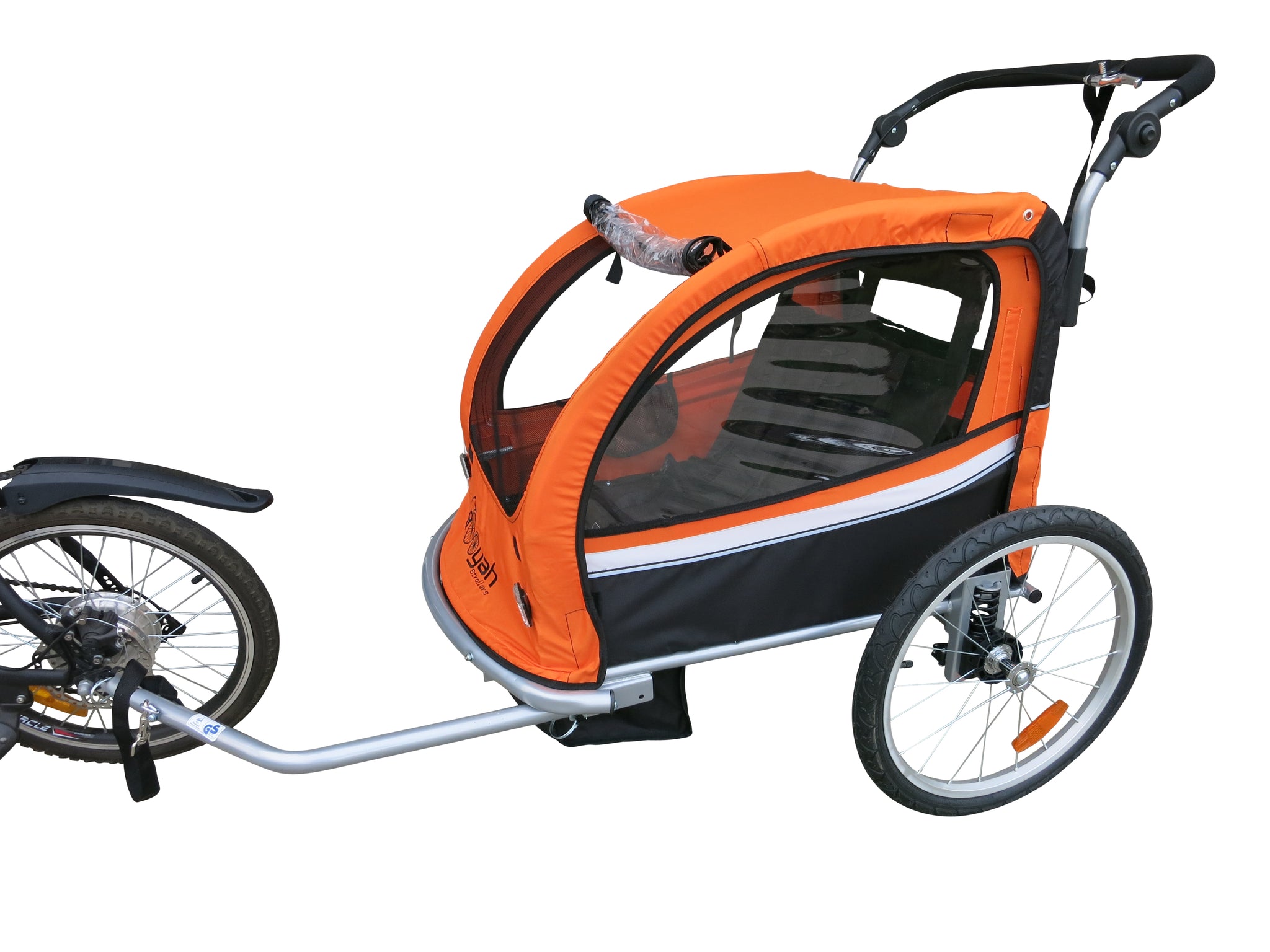 double buggy bike trailer