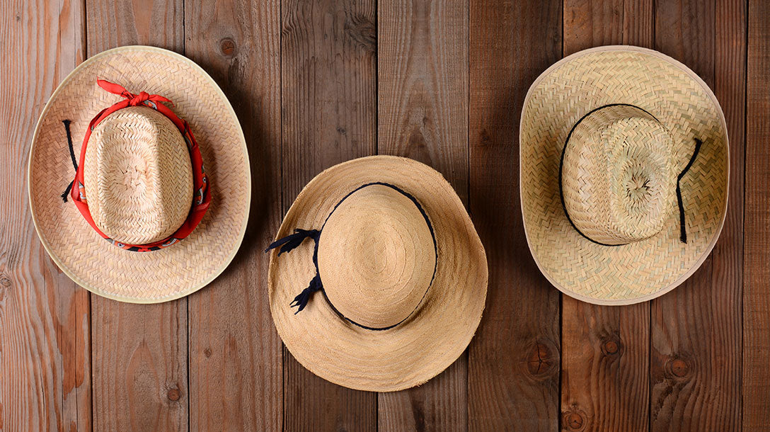 Three Straw Hats