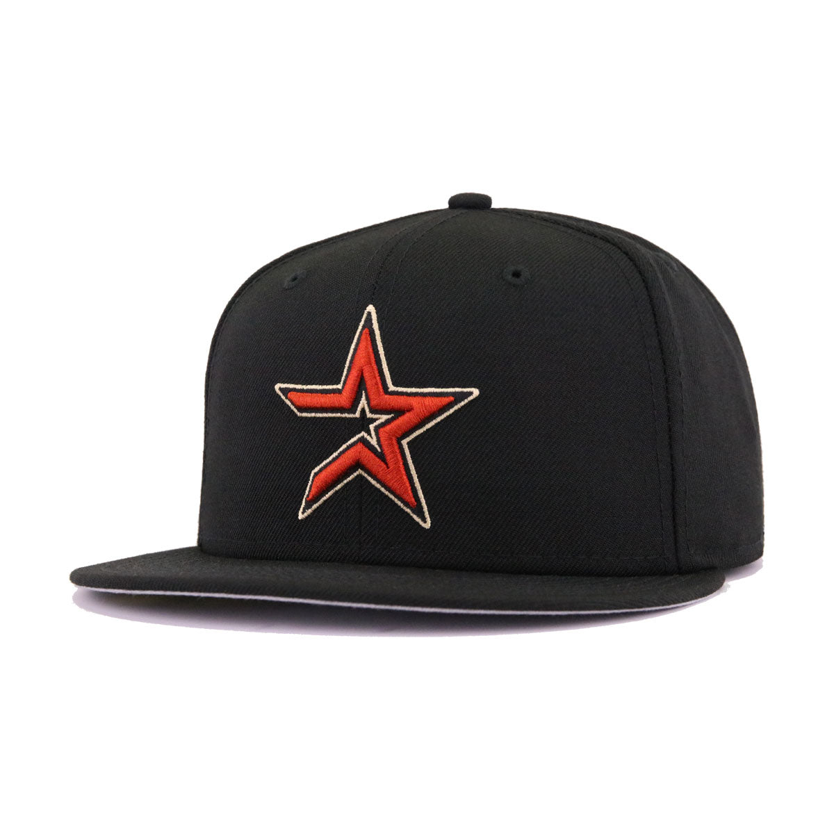 Houston Astros Black Cooperstown New Era 59Fifty Fitted â Hat Heaven