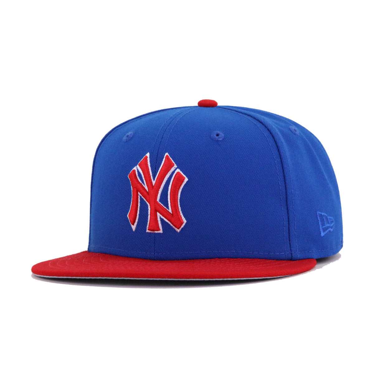 New York Yankees Light Royal Blue Scarlet New Era 59Fifty Fitted