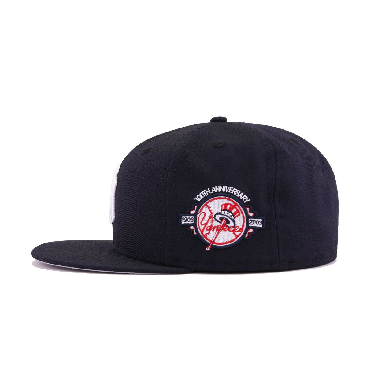 New York Yankees Navy 100th Anniversary New Era 59Fifty Fitted – Hat Heaven