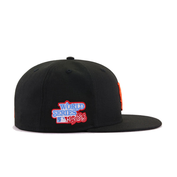 New York Mets Black 1986 World Series New Era 59Fifty Fitted – Hat Heaven