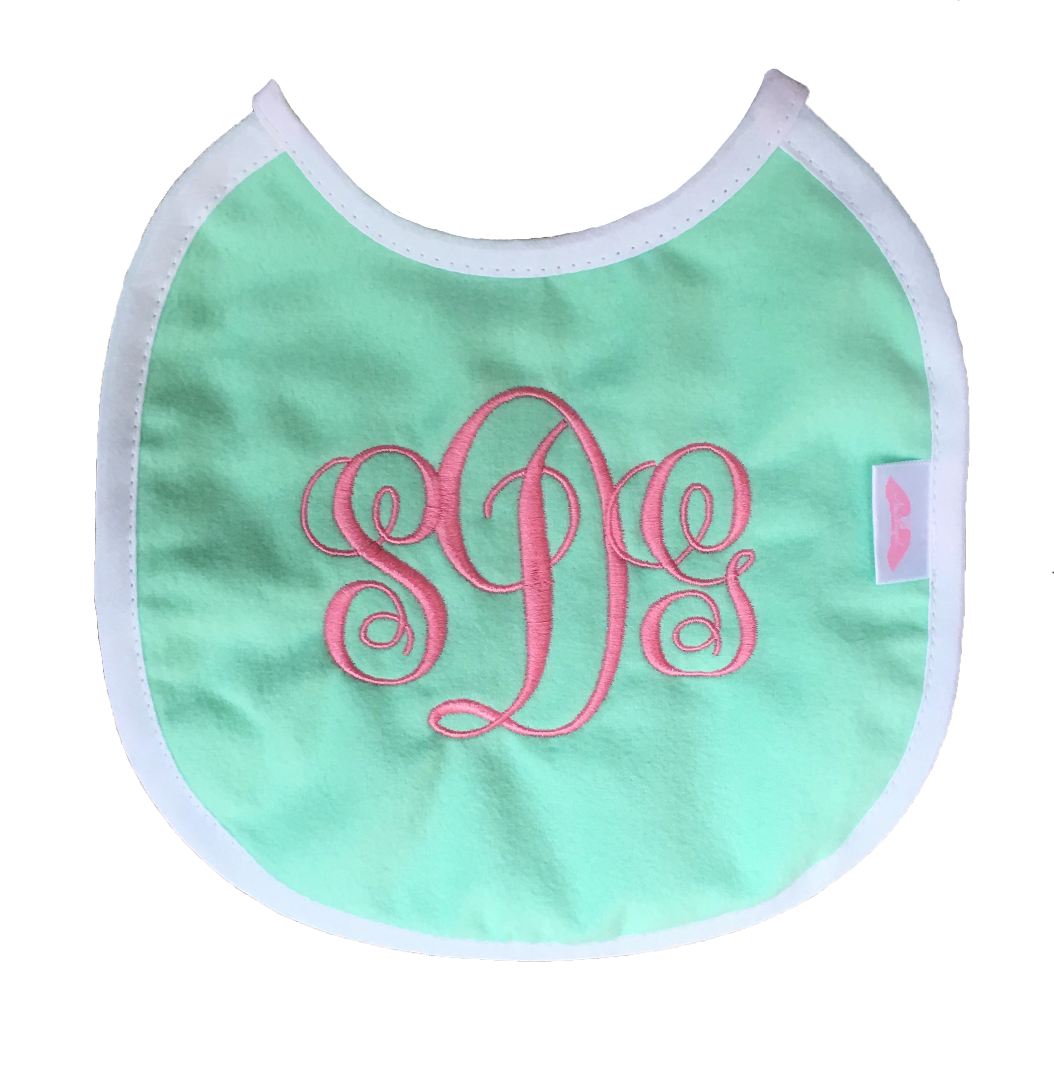 monogrammed bibs