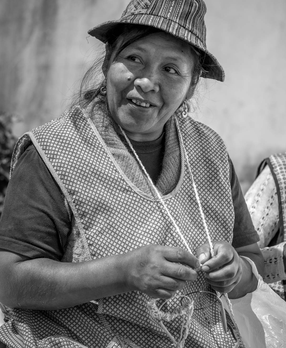 Herma, leader of an artisan knitting workshop in the Peruvian Highlands | Ethical Fashion