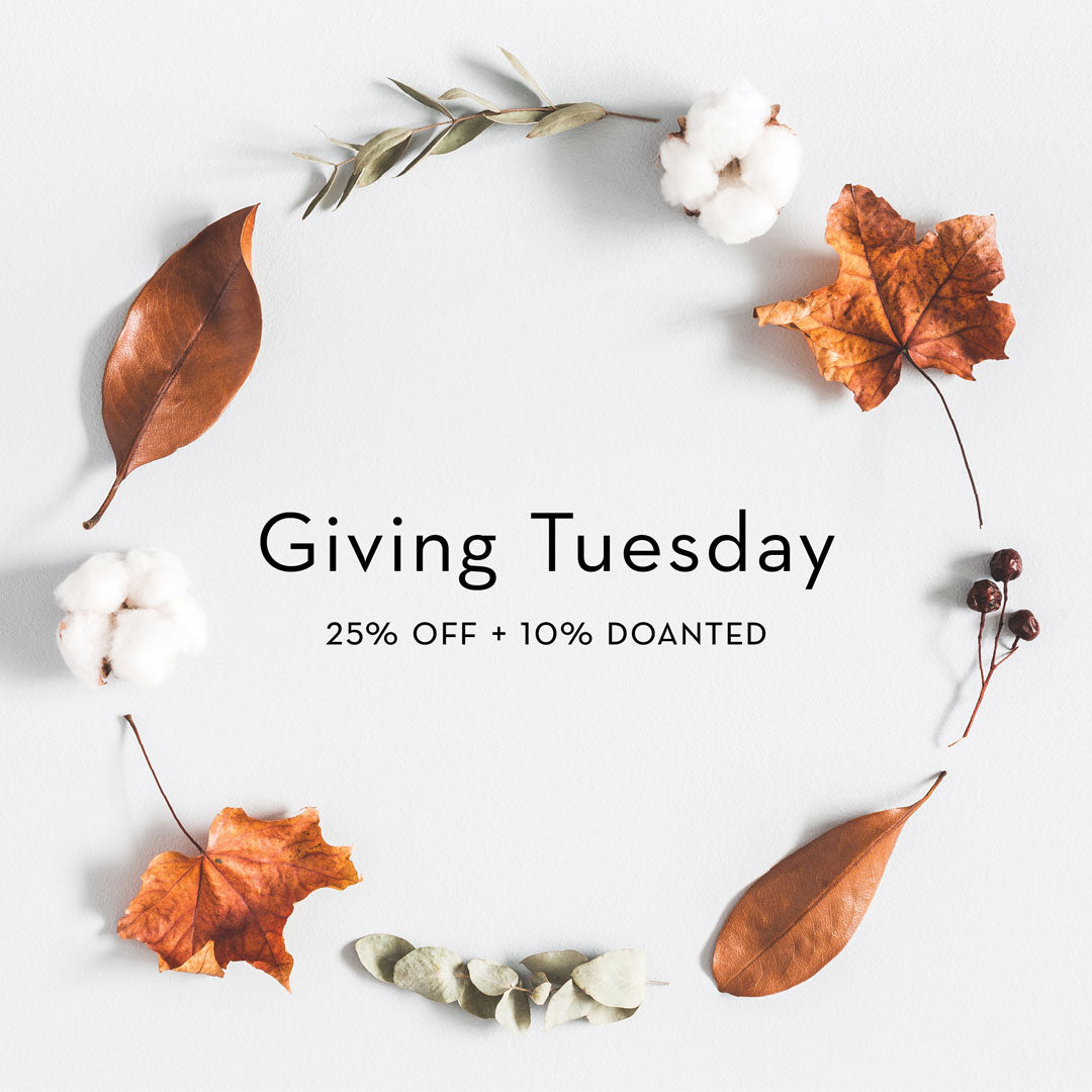 Giving Tuesday - help California fire victims - ethical fashion
