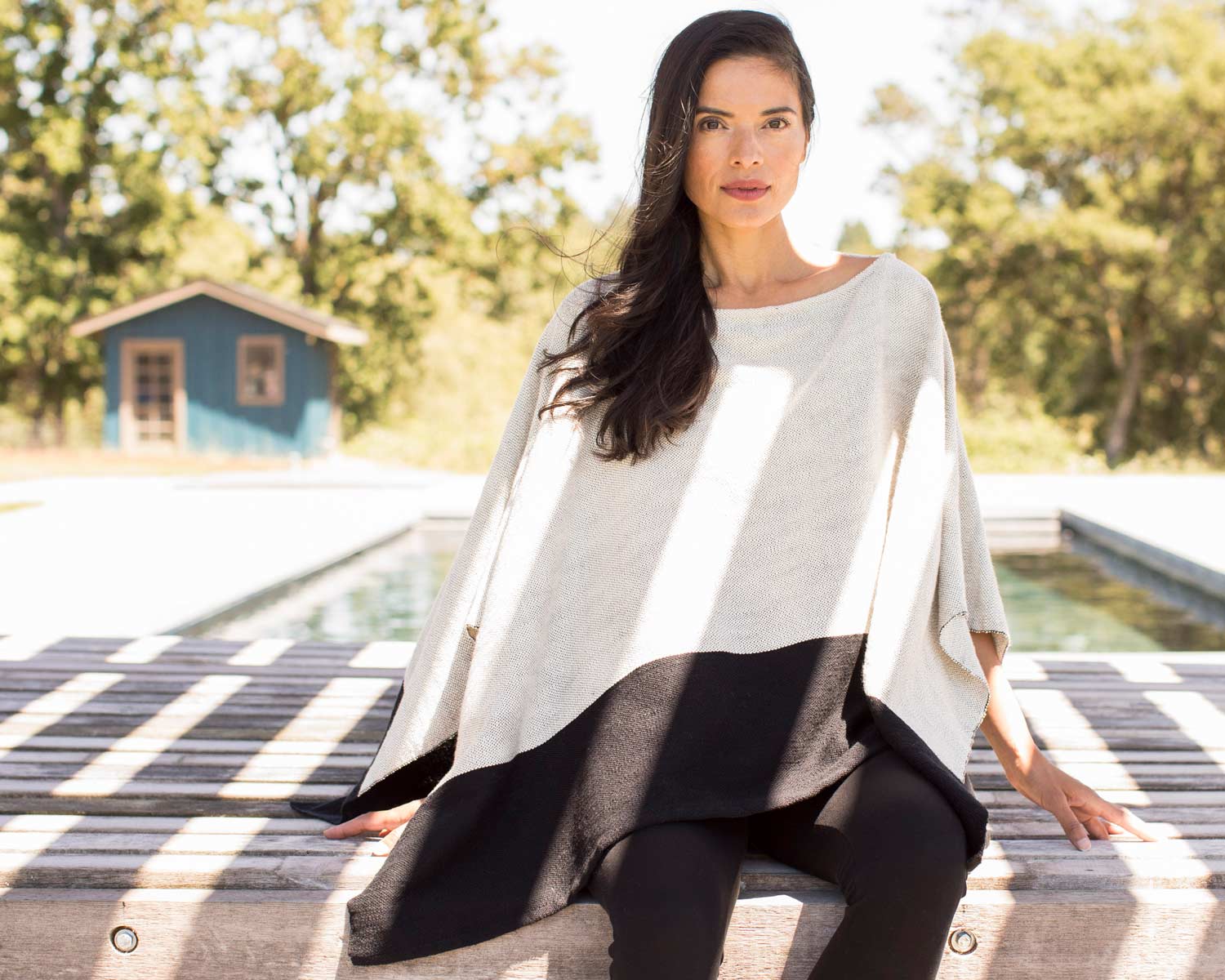 Handwoven Poncho | Fair trade fashion