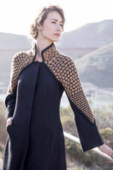 womens alpaca coat - sustainable fashion