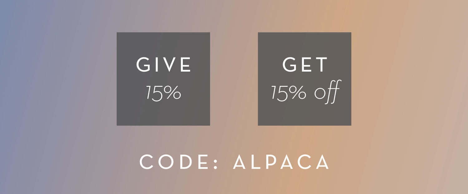 Give 15% and Save 15% | Code Alpaca