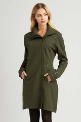Urban Zip Jacket | Womens organic cotton coat