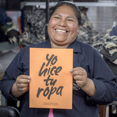 Ethical fashion artisan in Peru
