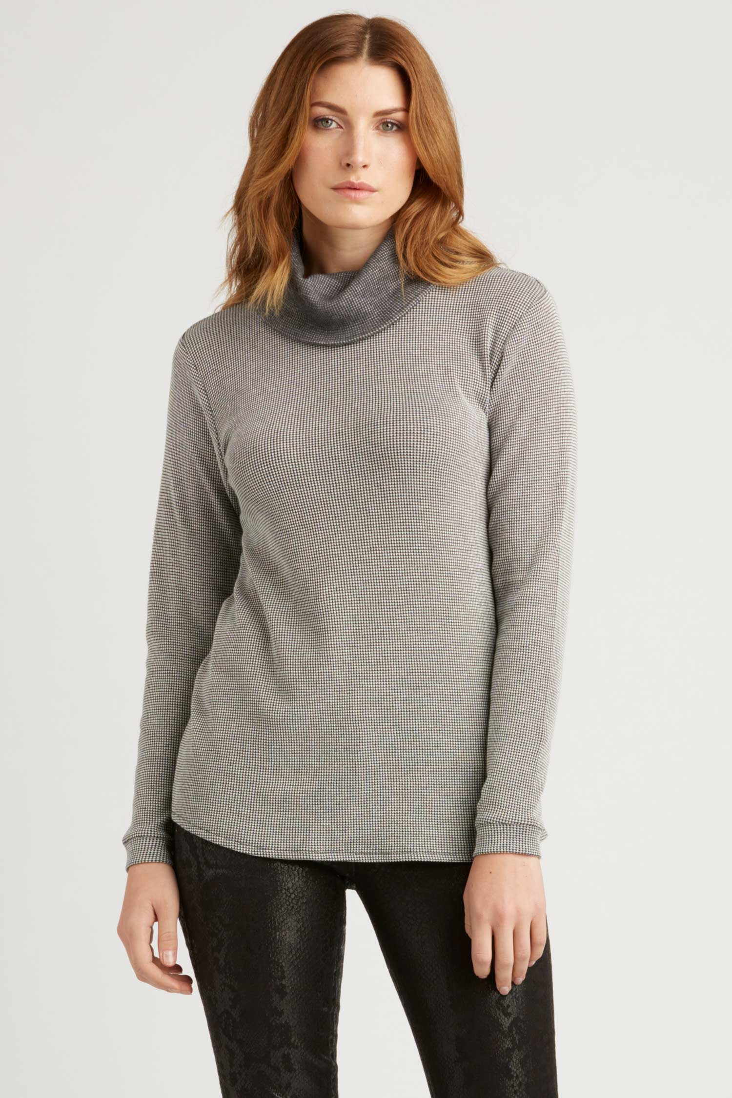 Womens Top | Waffle Cowl Neck Pullover | Organic Cotton Clothing ...