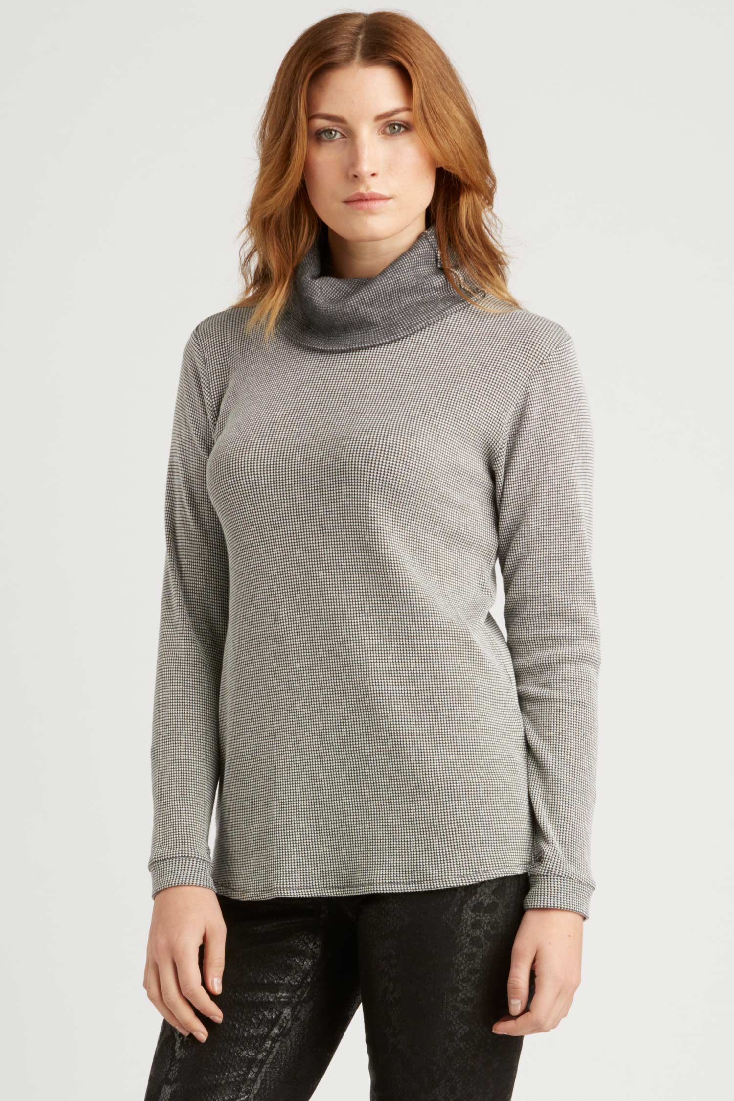 Womens Top | Waffle Cowl Neck Pullover | Organic Cotton Clothing ...