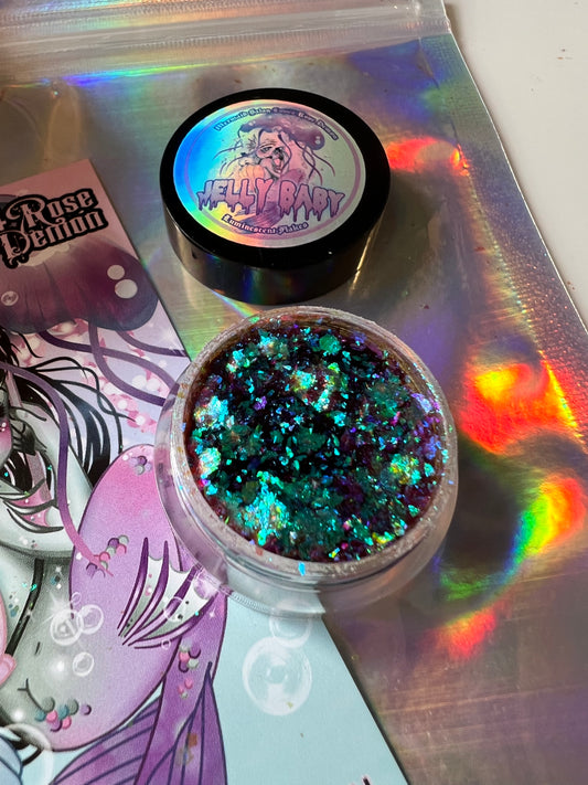 BLACK OPAL - Jelly Baby Iridescent Flakes