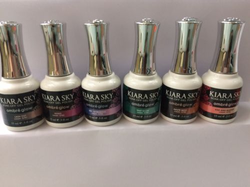 kiara sky ombre glow gel polish