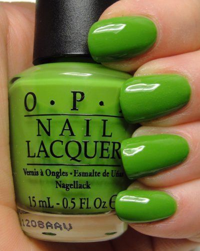 opi green nail polish