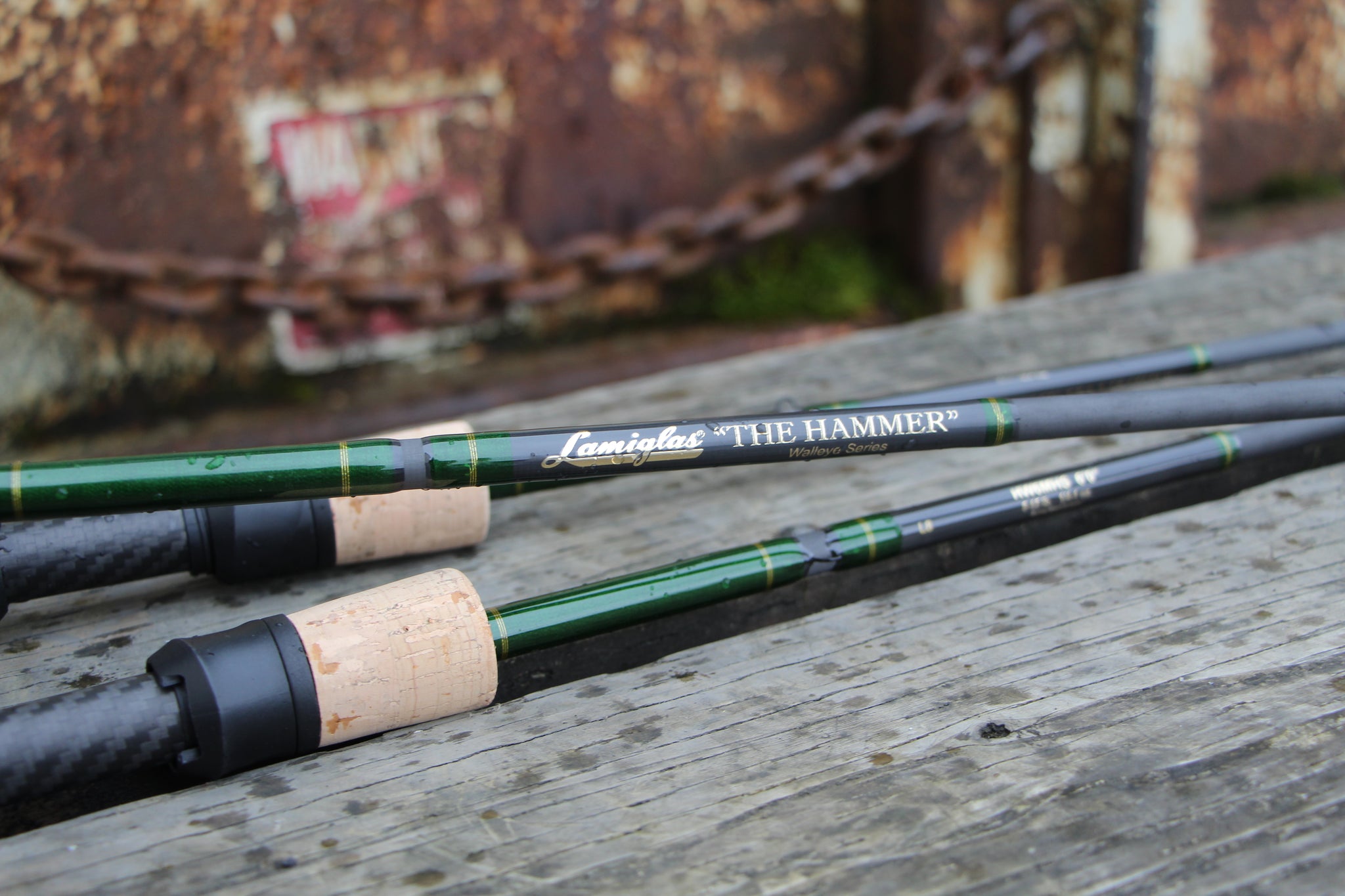 Sold at Auction: Pair of Vintage Lamiglas Freshwater Spinning Rods