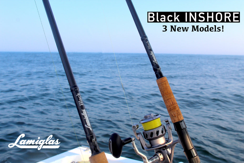 Psychedelic Inshore Spinning Rod, Black
