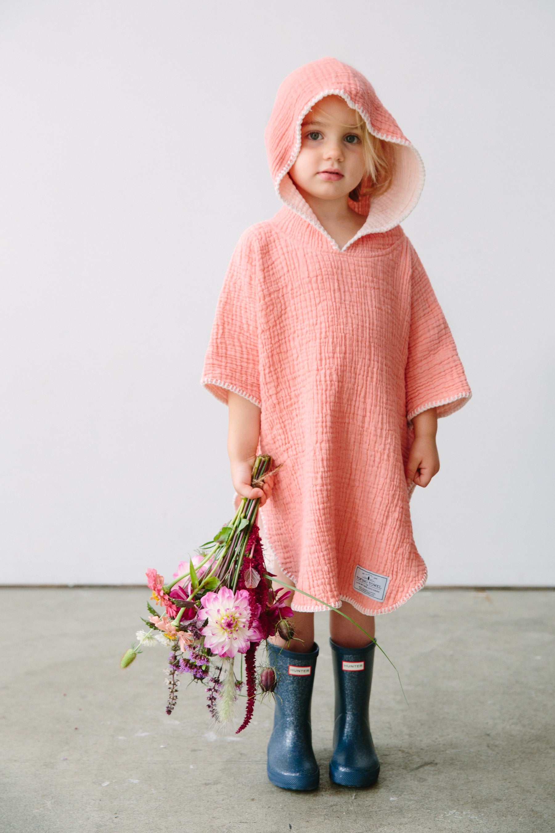 THE PEBBLE | Kid's Muslin Poncho - Tofino Towel Co product image