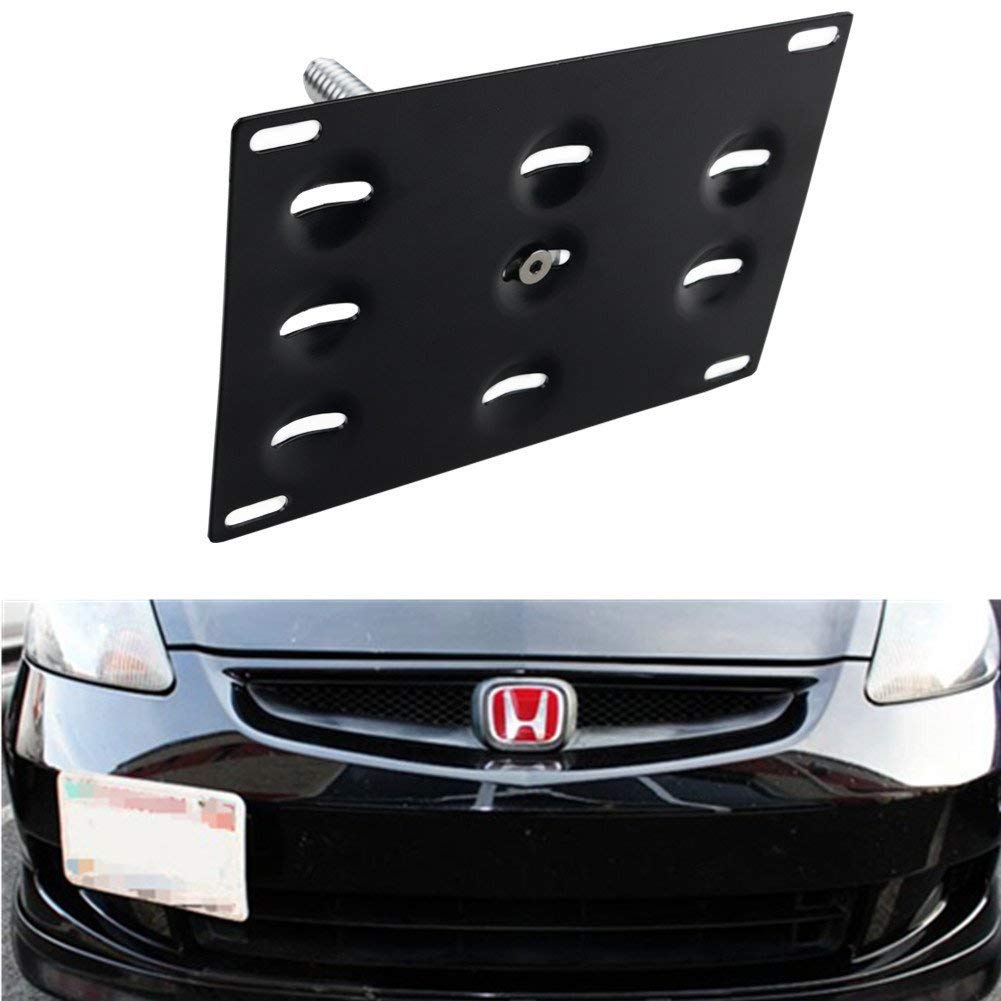 install honda front license plate bracket